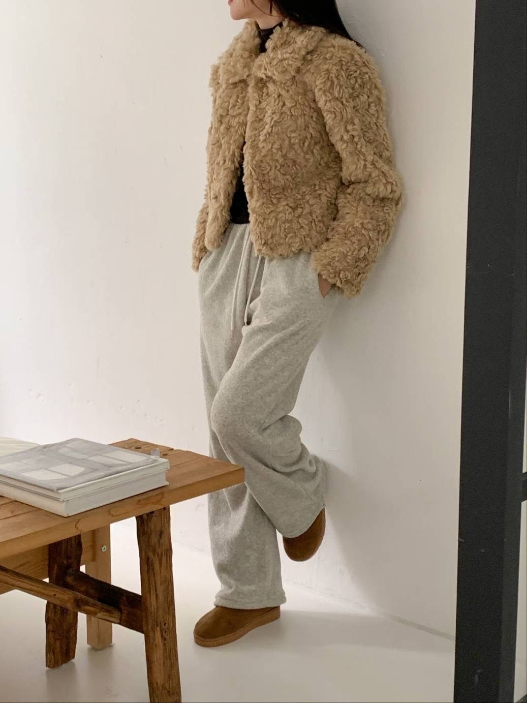 CIRCLE-써클-T東大門㊣實拍女士新品時尚真品休閑短款大衣CIRCLE短款大衣圖色2