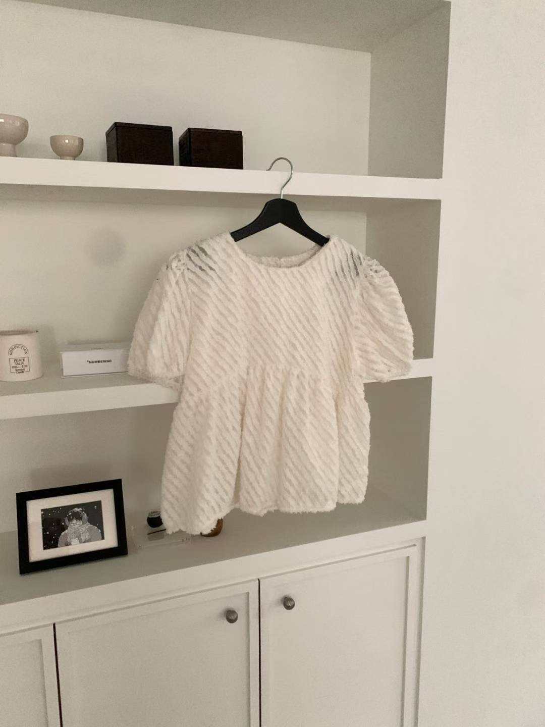 CIRCLE-써클-T東大門㊣直郵女士新款推薦真品熱賣襯衫蕾絲衫CIRCLE襯衫/蕾絲衫圖色1