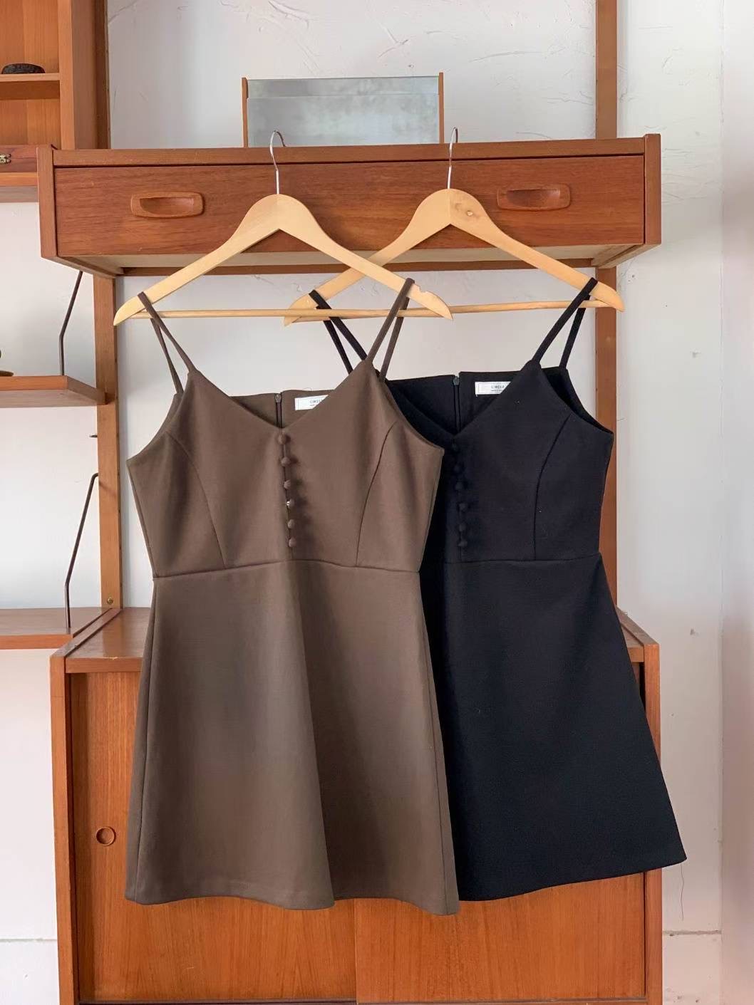 CIRCLE-써클-T東大門㊣代購女士新款休閑25秋冬連衣裙不含內搭CIRCLE連衣裙圖色2左二色