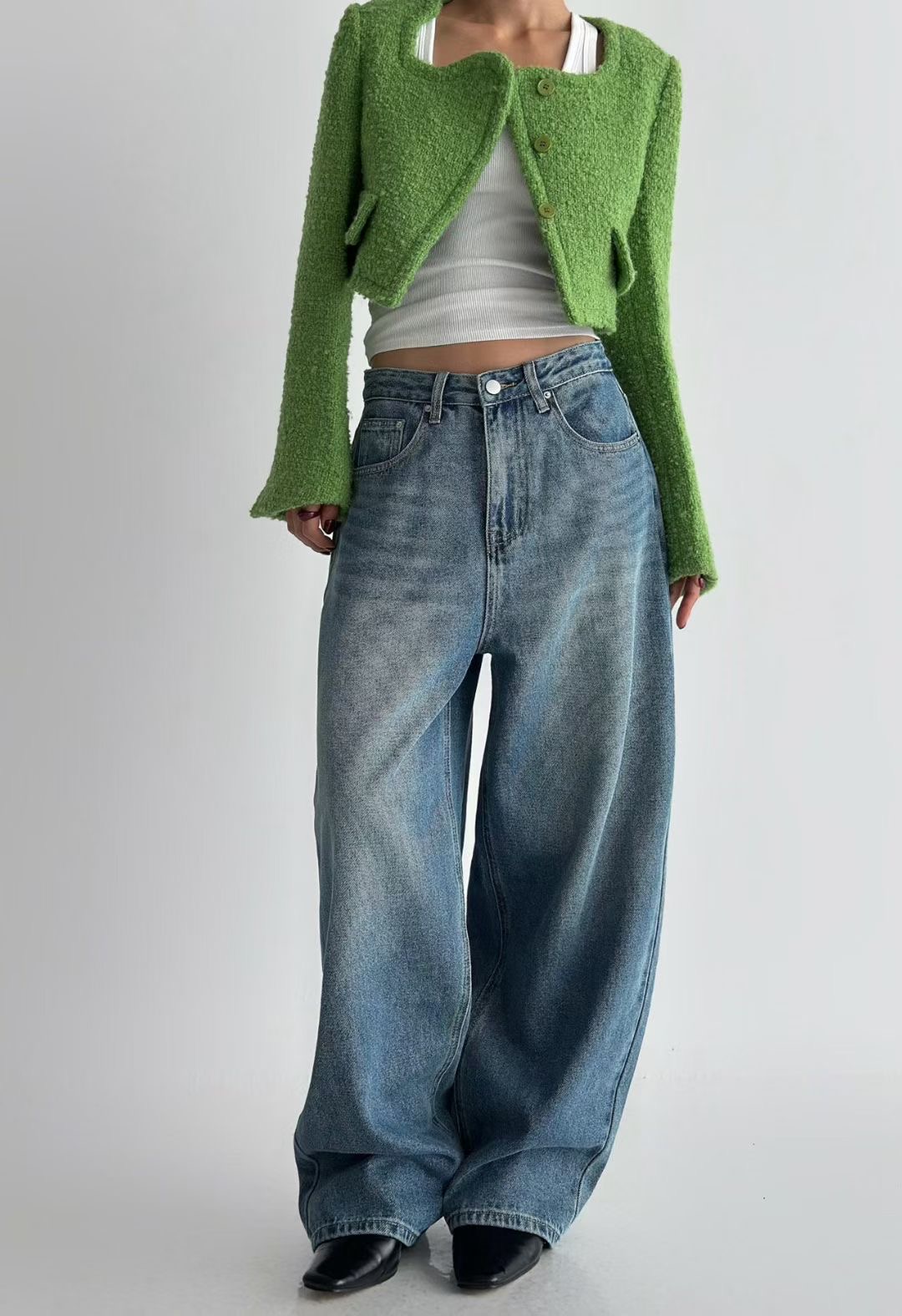 PUBLIC&amp;CO GIRL東大門㊣直郵女士新款熱賣人氣牛仔褲PUBLIC&amp;CO GIRL牛仔褲圖色1