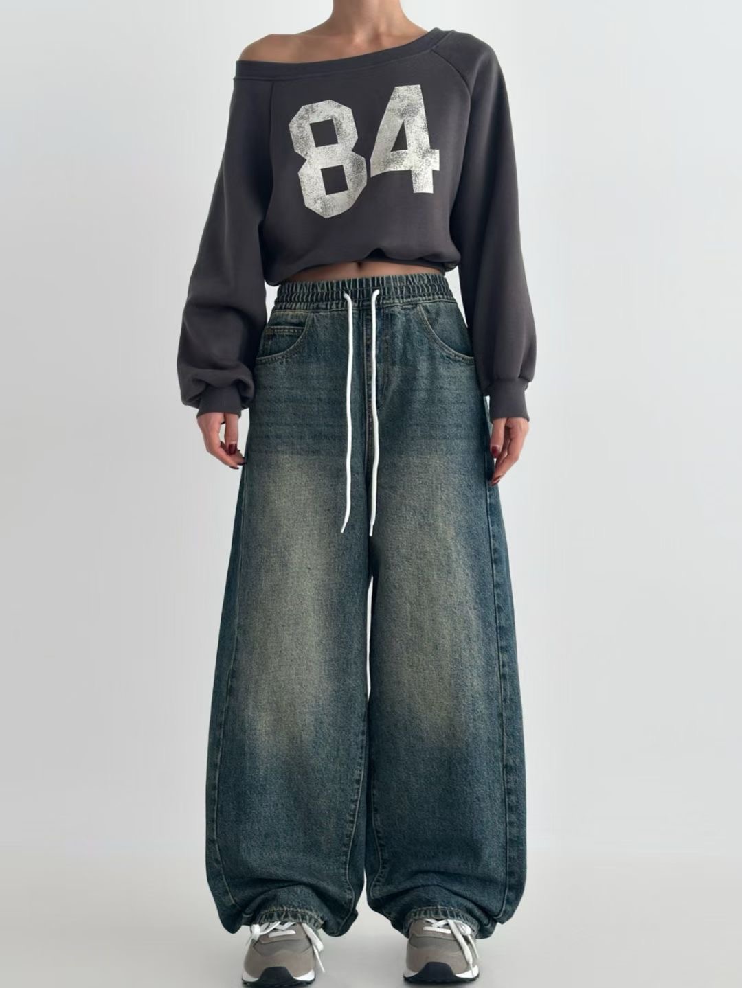 PUBLIC&amp;CO GIRL韓國直郵㊣女士新款休閑推薦熱賣牛仔褲PUBLIC&amp;CO GIRL牛仔褲圖色1