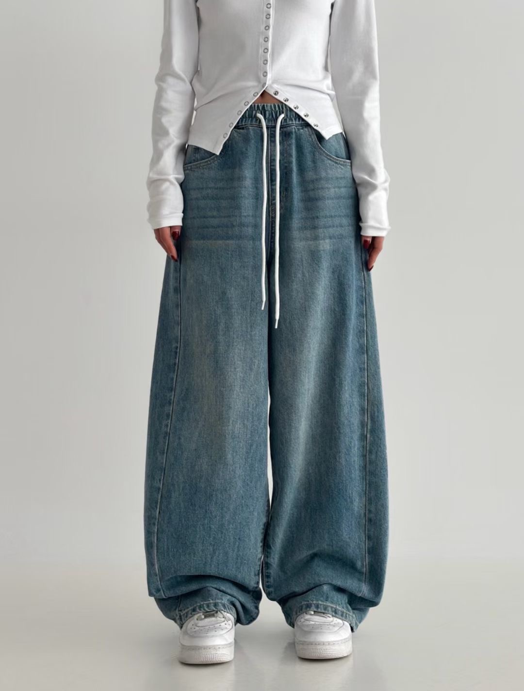 PUBLIC&amp;CO GIRL韓國直郵㊣女士新款休閑推薦熱賣牛仔褲PUBLIC&amp;CO GIRL牛仔褲圖色2