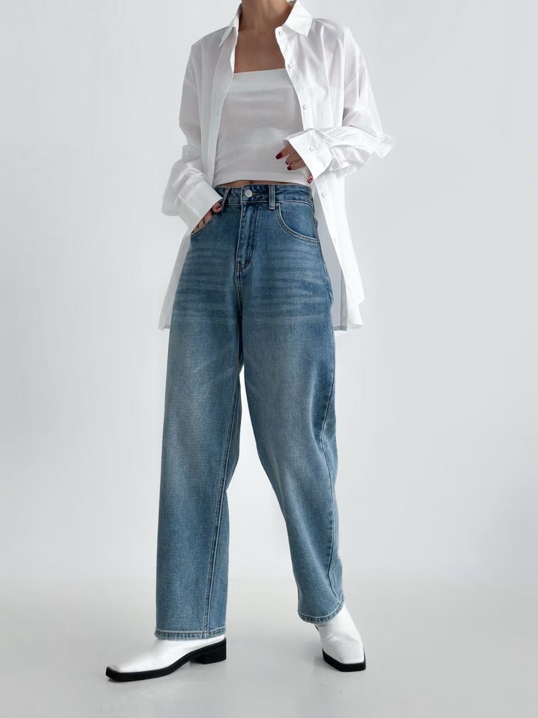 PUBLIC&amp;CO GIRL韓國直郵㊣女士新品時尚休閑熱賣牛仔褲PUBLIC&amp;CO GIRL牛仔褲