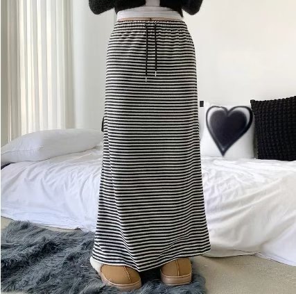 SEOULER東大門㊣直郵女裝新款時尚熱賣職業25秋冬長裙單排扣SEOULER長裙圖色1