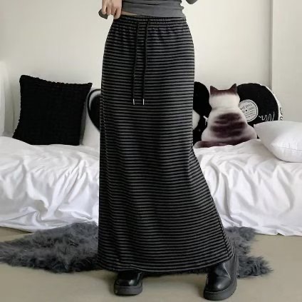 SEOULER東大門㊣直郵女裝新款時尚熱賣職業25秋冬長裙單排扣SEOULER長裙圖色3