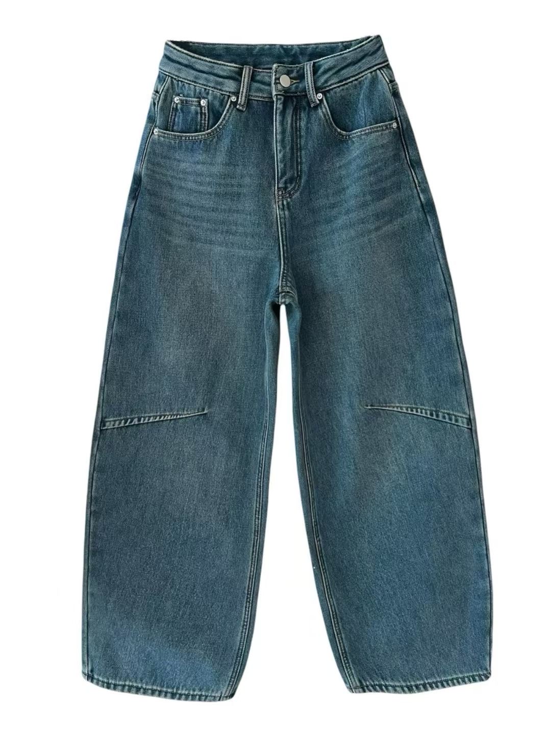 PUBLIC&amp;CO GIRL韓國代購㊣女裝新款25秋冬熱賣牛仔褲PUBLIC&amp;CO GIRL牛仔褲圖色1