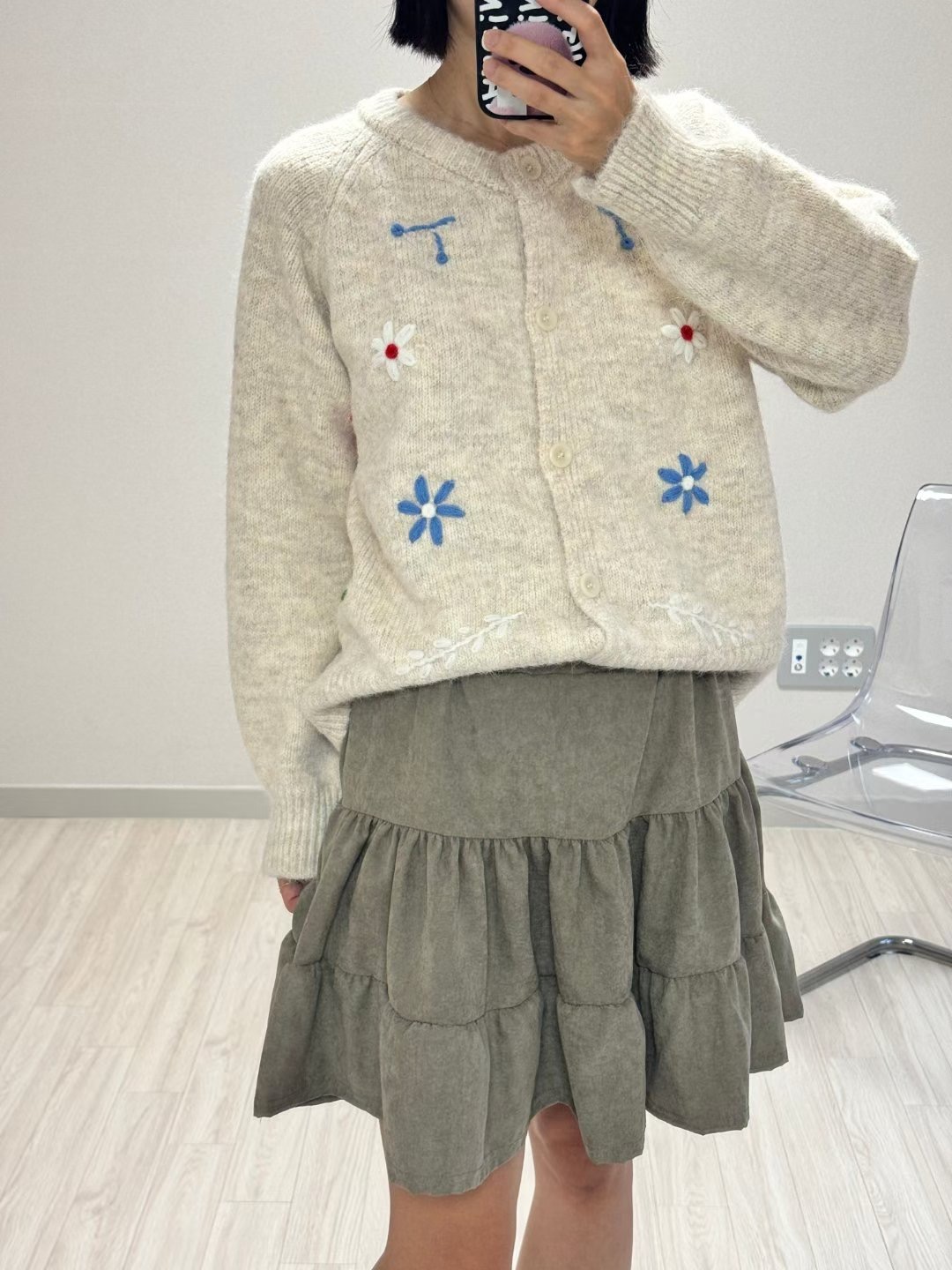 SEOULER東大門㊣代購女士新款熱賣人氣休閑25秋冬職業針織衫SEOULER針織衫圖色1