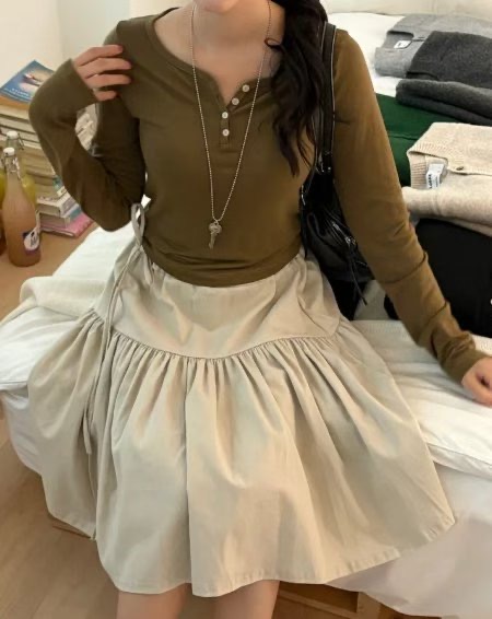 SEOULER東大門㊣直郵女裝新款25秋冬推薦人氣真品半身裙中短裙SEOULER半身裙/中短裙