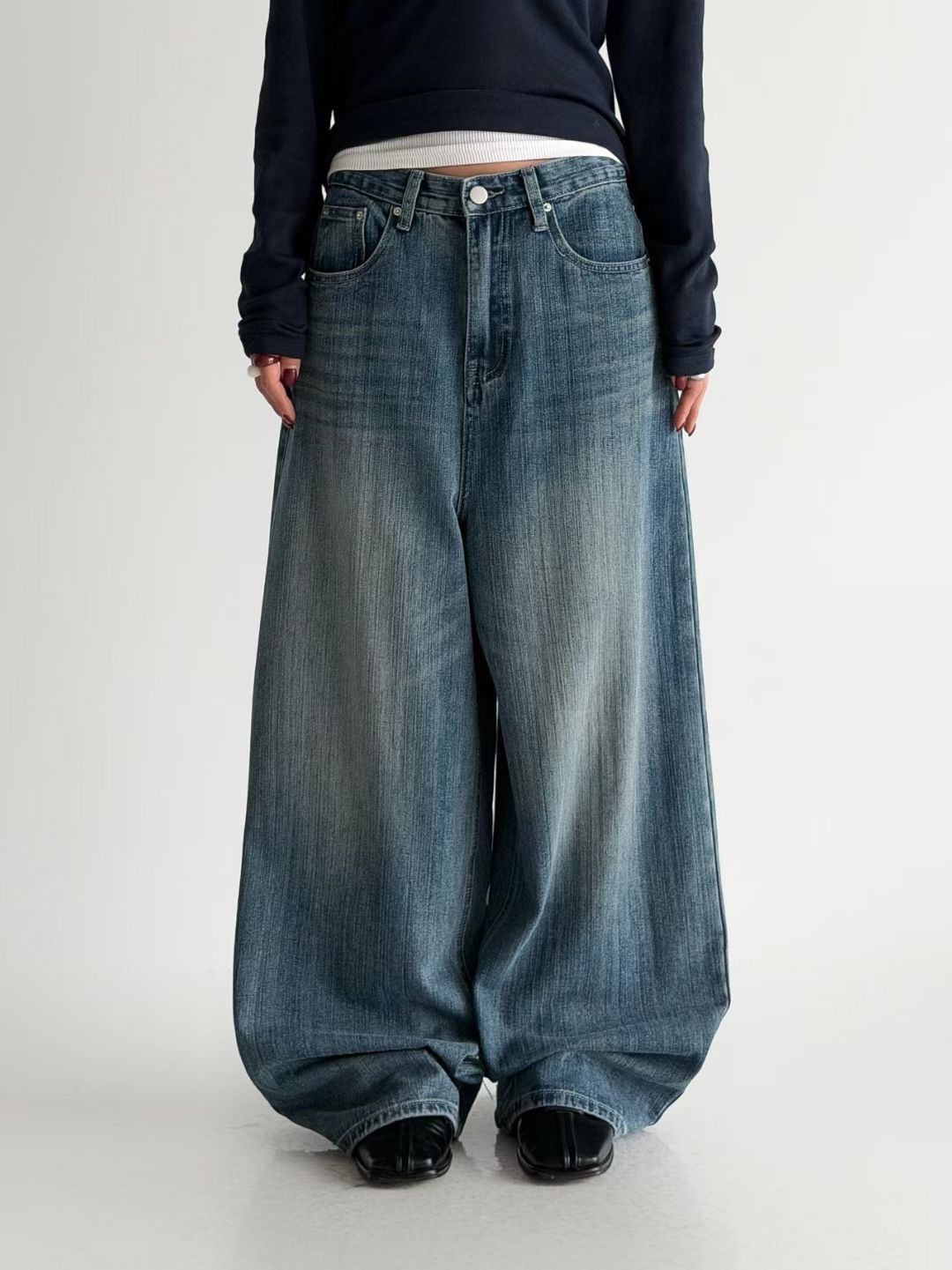 PUBLIC&amp;CO GIRL韓國代購㊣女士新品熱賣推薦真品牛仔褲PUBLIC&amp;CO GIRL牛仔褲