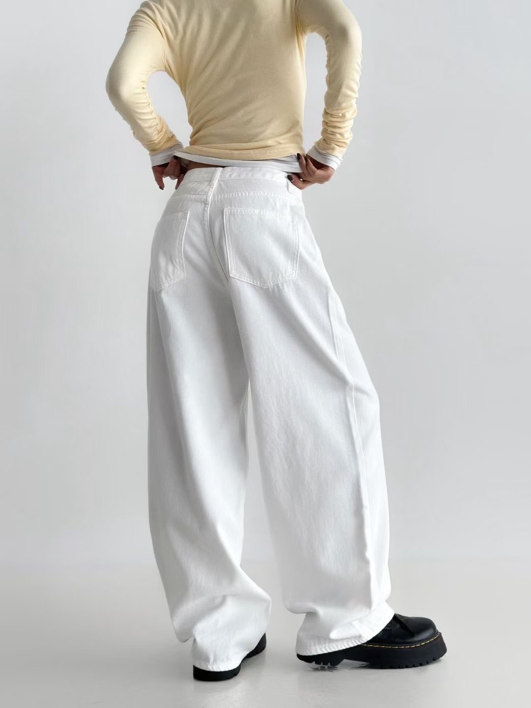 PUBLIC&amp;CO GIRL東大門㊣代購女裝新款熱賣休閑牛仔褲PUBLIC&amp;CO GIRL牛仔褲