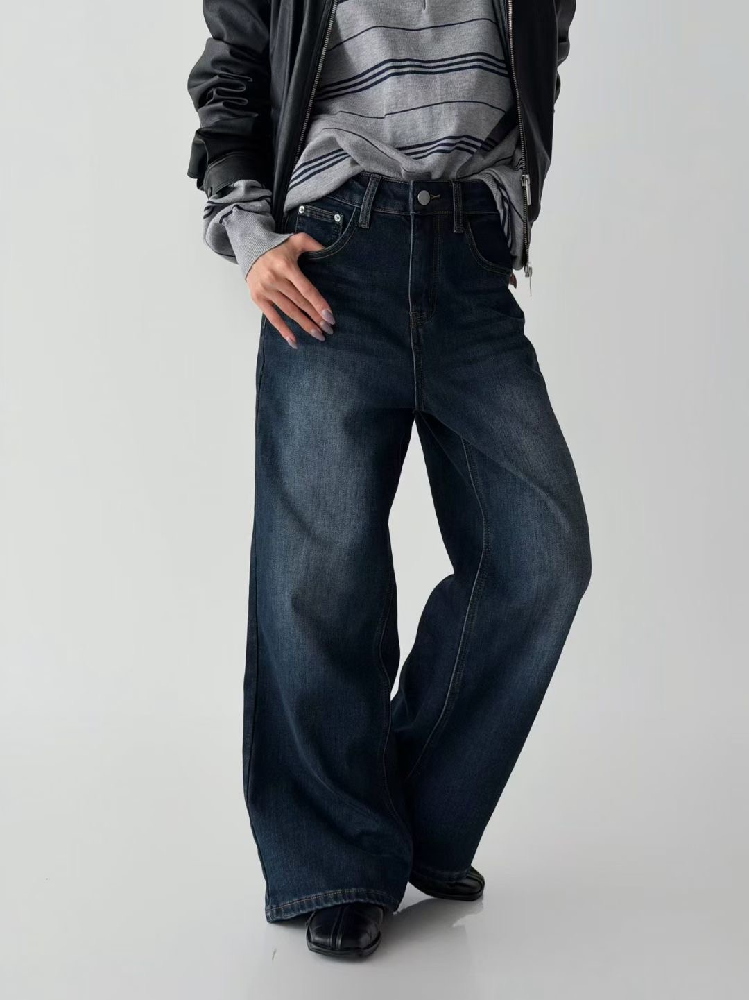 PUBLIC&amp;CO GIRL東大門㊣代購女士新品推薦休閑牛仔褲PUBLIC&amp;CO GIRL牛仔褲