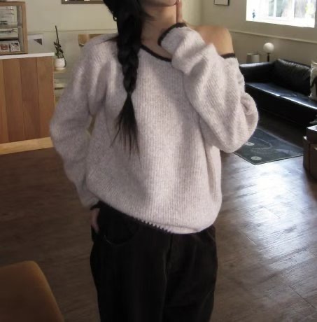 SEOULER東大門㊣實拍女裝新款人氣推薦職業休閑25秋冬針織衫SEOULER針織衫