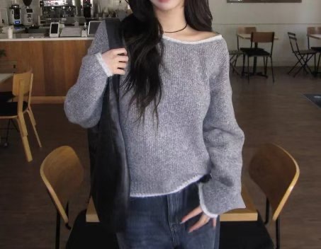 SEOULER東大門㊣實拍女裝新款人氣推薦職業休閑25秋冬針織衫SEOULER針織衫圖色1