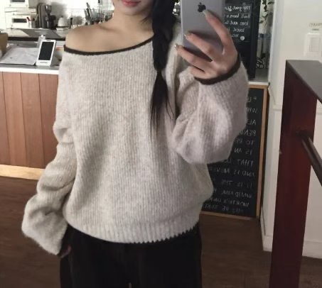 SEOULER東大門㊣實拍女裝新款人氣推薦職業休閑25秋冬針織衫SEOULER針織衫圖色2