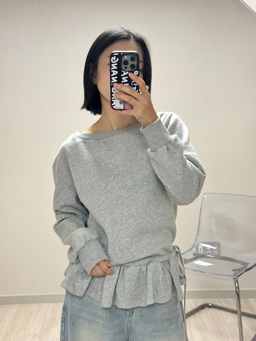 SEOULER東大門㊣代購女裝新款25秋冬職業推薦時尚人氣真品衛衣SEOULER衛衣圖色2