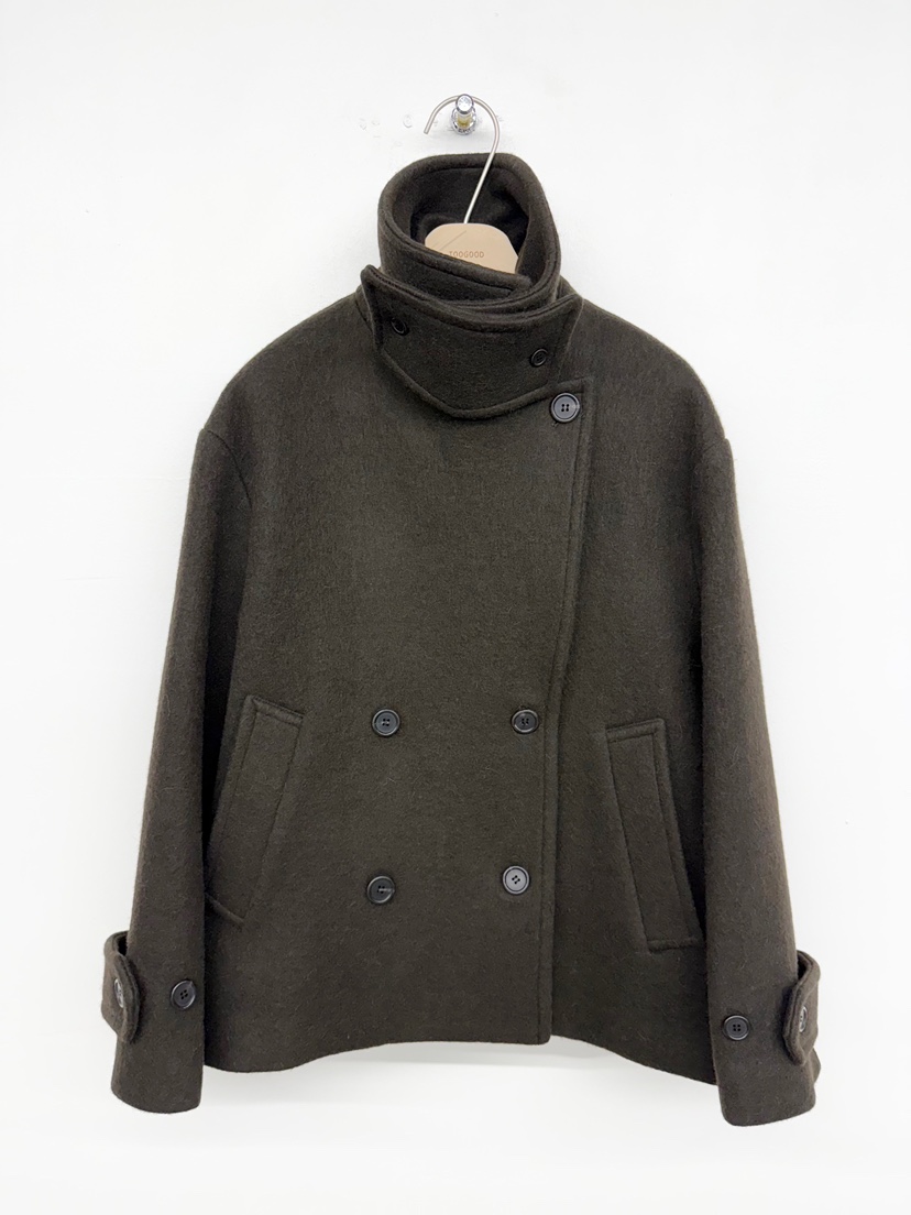 TOOGOOD韓國代購㊣女裝新款人氣推薦休閑熱賣真品時尚短款大衣TOOGOOD短款大衣圖色1棕色