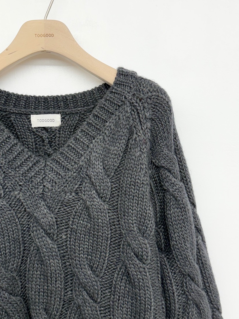TOOGOOD東大門㊣直郵女士新款推薦25秋冬人氣休閑針織衫V領TOOGOOD針織衫