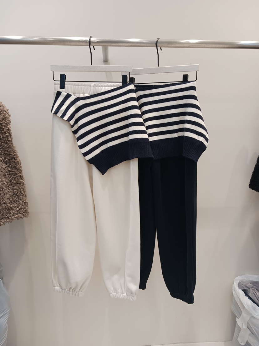 NEOUL東大門㊣代購女裝新款真品休閑推薦人氣時尚25秋冬休閑褲NEOUL/ahin雙領標簽休閑褲