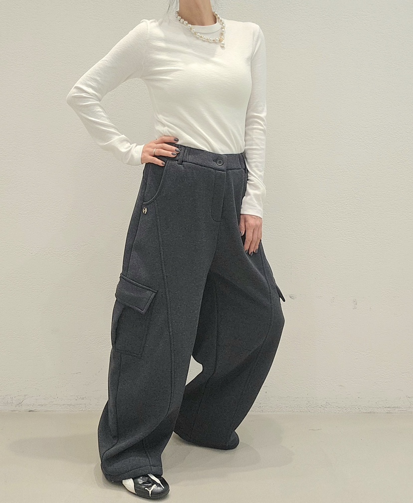 NEOUL韓國代購㊣女士新款推薦休閑真品職業熱賣時尚25秋冬休閑褲NEOUL/ahin雙領標簽休閑褲