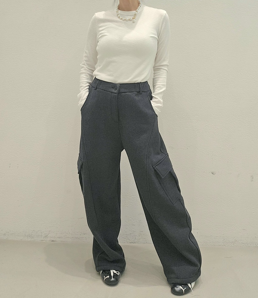 NEOUL韓國代購㊣女士新款推薦休閑真品職業熱賣時尚25秋冬休閑褲NEOUL/ahin雙領標簽休閑褲