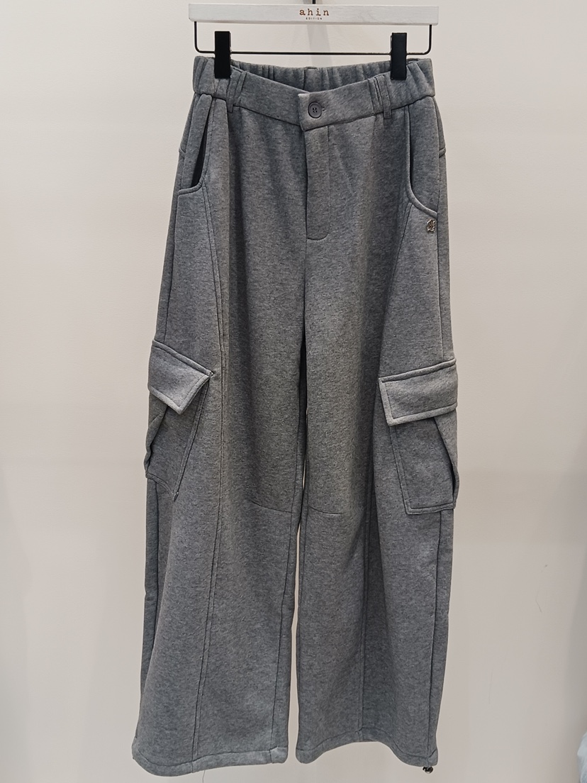 NEOUL韓國代購㊣女士新款推薦休閑真品職業熱賣時尚25秋冬休閑褲NEOUL/ahin雙領標簽休閑褲圖色1