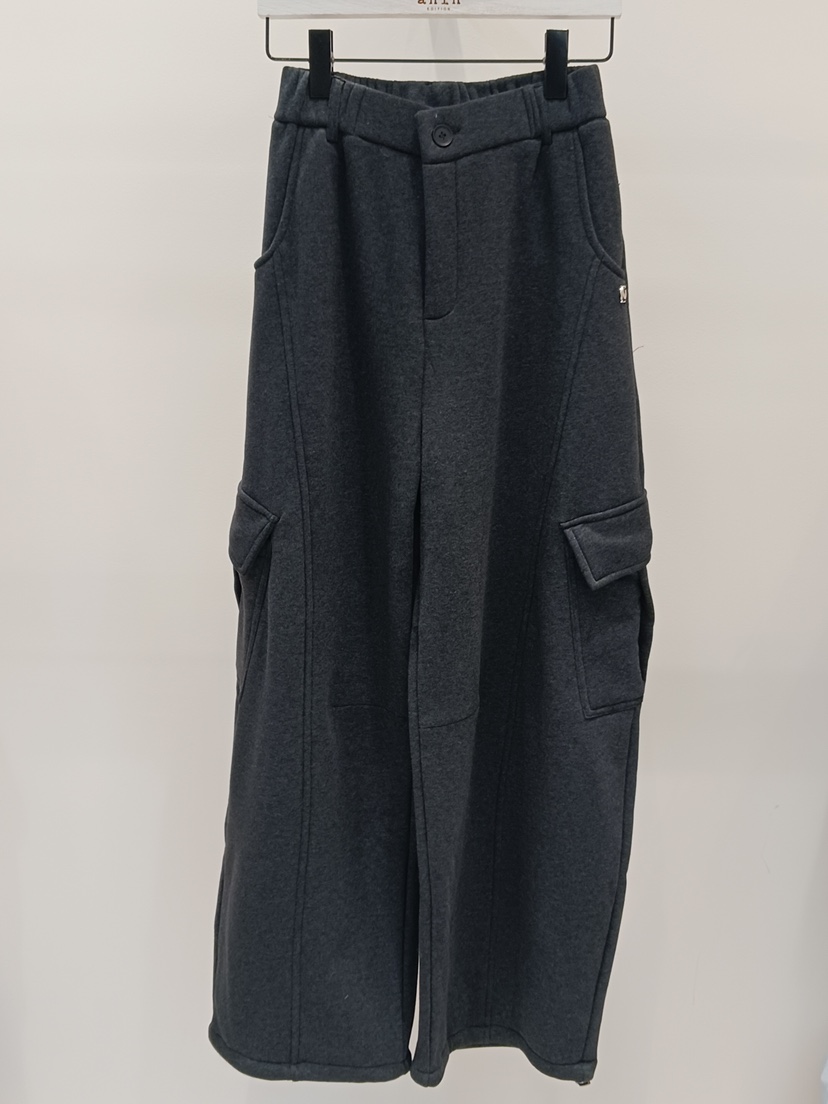 NEOUL韓國代購㊣女士新款推薦休閑真品職業熱賣時尚25秋冬休閑褲NEOUL/ahin雙領標簽休閑褲圖色2