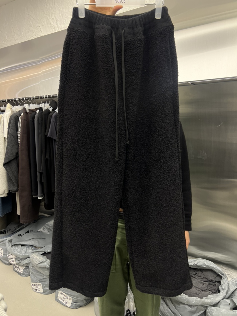 NOVUS韓國代購㊣女士新品25秋冬推薦熱賣職業真品休閑褲抓絨NOVUS休閑褲圖色2