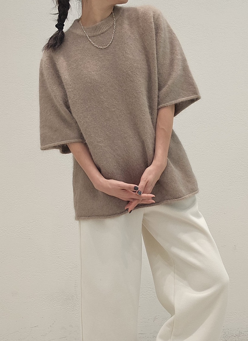 NEOUL東大門㊣代購女士新款推薦熱賣休閑時尚職業針織衫安哥拉NEOUL/ahin雙領標簽針織衫