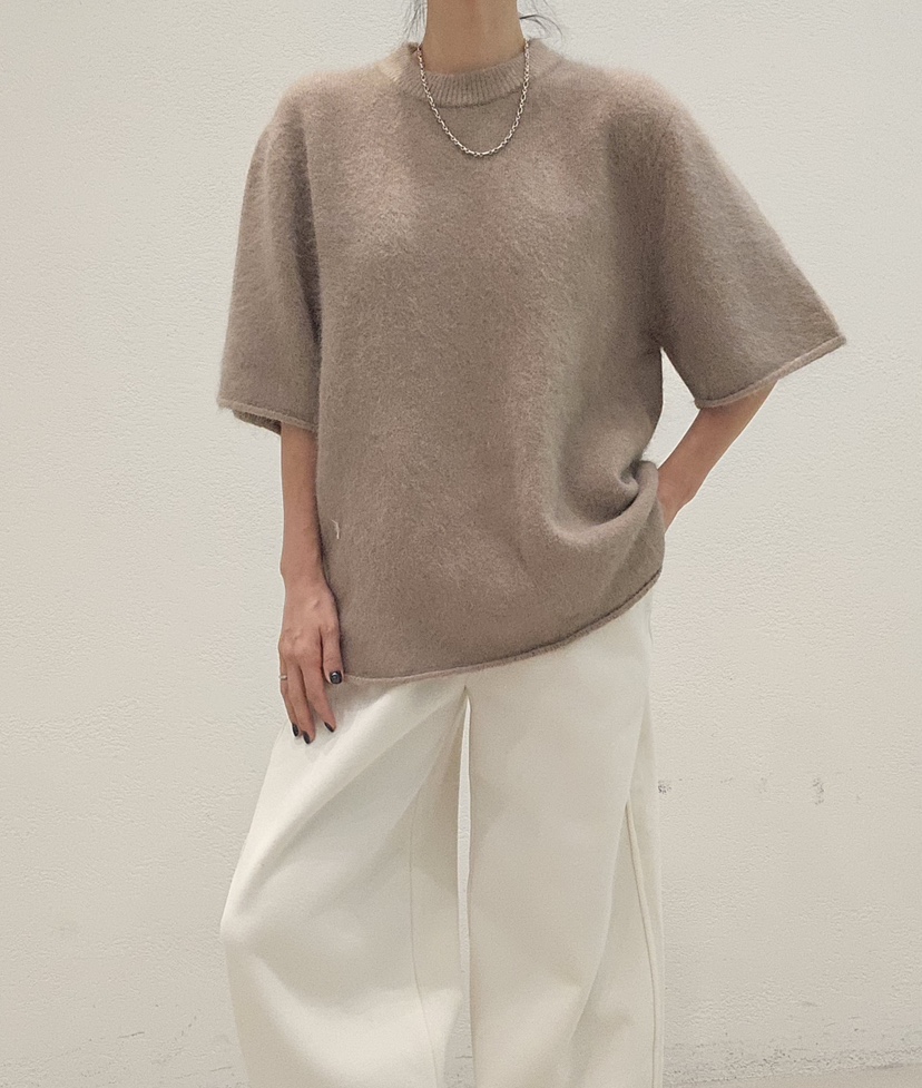 NEOUL東大門㊣代購女士新款推薦熱賣休閑時尚職業針織衫安哥拉NEOUL/ahin雙領標簽針織衫