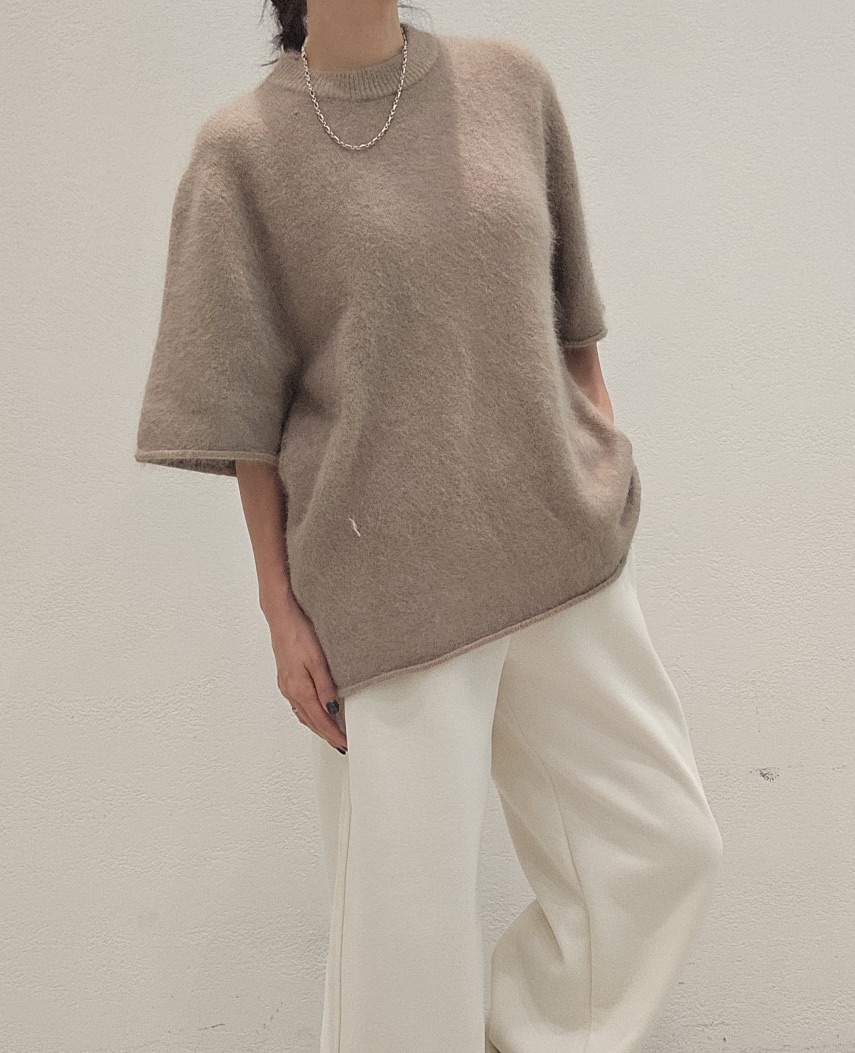 NEOUL東大門㊣代購女士新款推薦熱賣休閑時尚職業針織衫安哥拉NEOUL/ahin雙領標簽針織衫