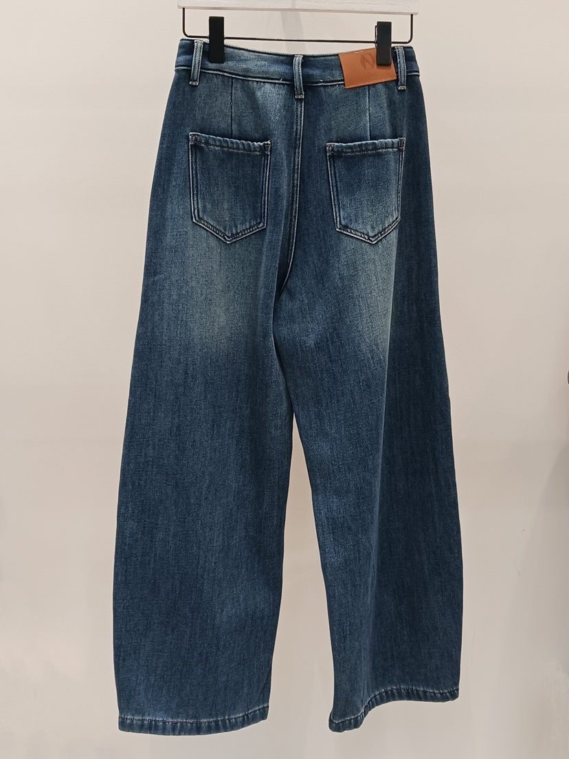 NEOUL東大門㊣直郵女士新品25秋冬時尚熱賣真品休閑推薦牛仔褲NEOUL/ahin雙領標簽牛仔褲