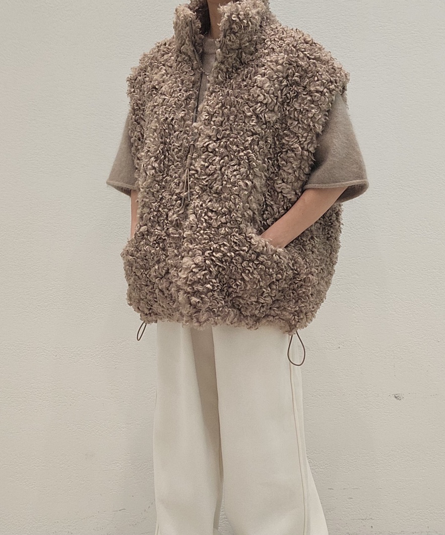 NEOUL韓國代購㊣女裝新款職業真品推薦熱賣人氣時尚馬甲羊毛NEOUL/ahin雙領標簽馬甲