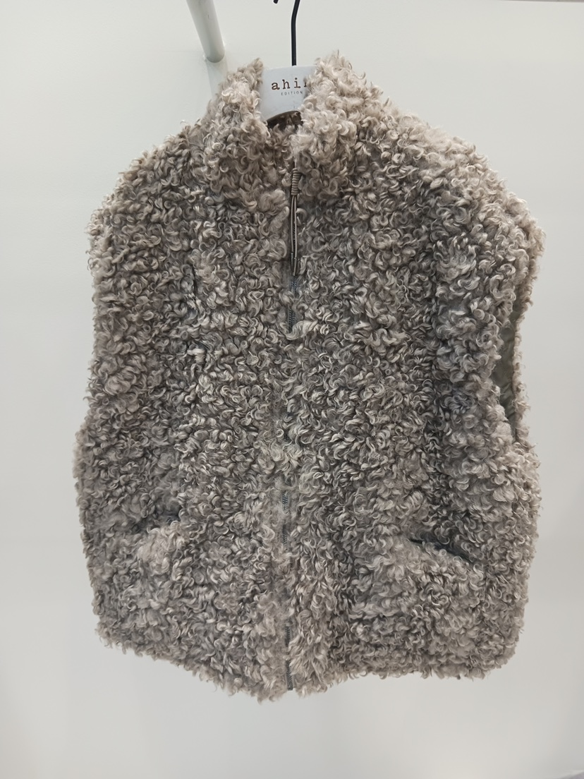 NEOUL韓國代購㊣女裝新款職業真品推薦熱賣人氣時尚馬甲羊毛NEOUL/ahin雙領標簽馬甲圖色1