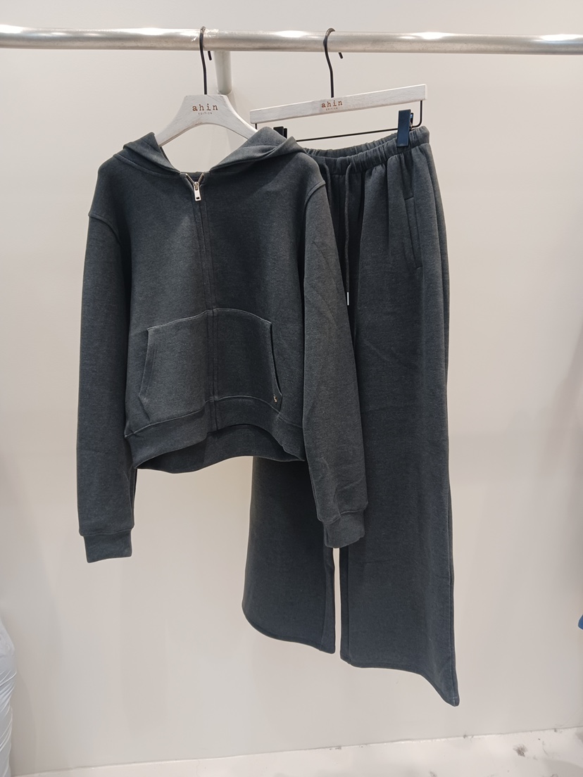 NEOUL東大門㊣直郵女士新品熱賣真品推薦職業人氣套裝拉鏈連帽NEOUL/ahin雙領標簽套裝圖色2