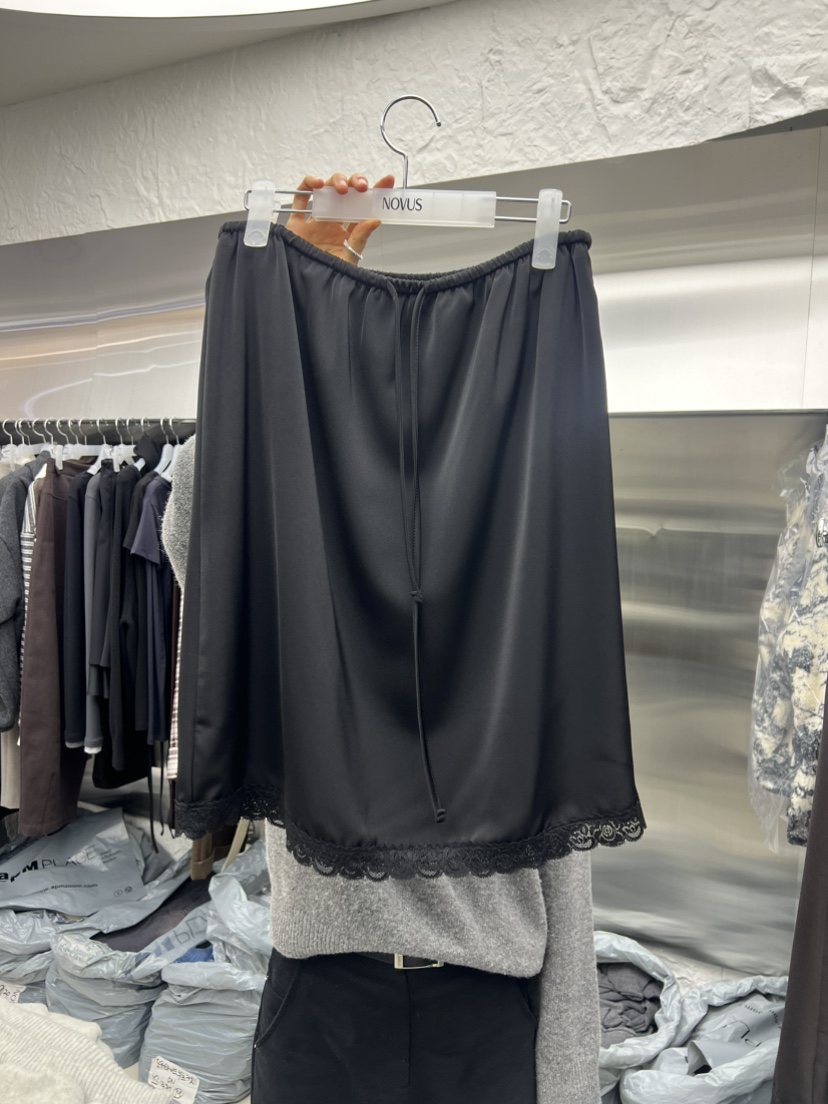 NOVUS東大門㊣實拍女士新款人氣時尚休閑熱賣半身裙中短裙蕾絲NOVUS半身裙/中短裙圖色3