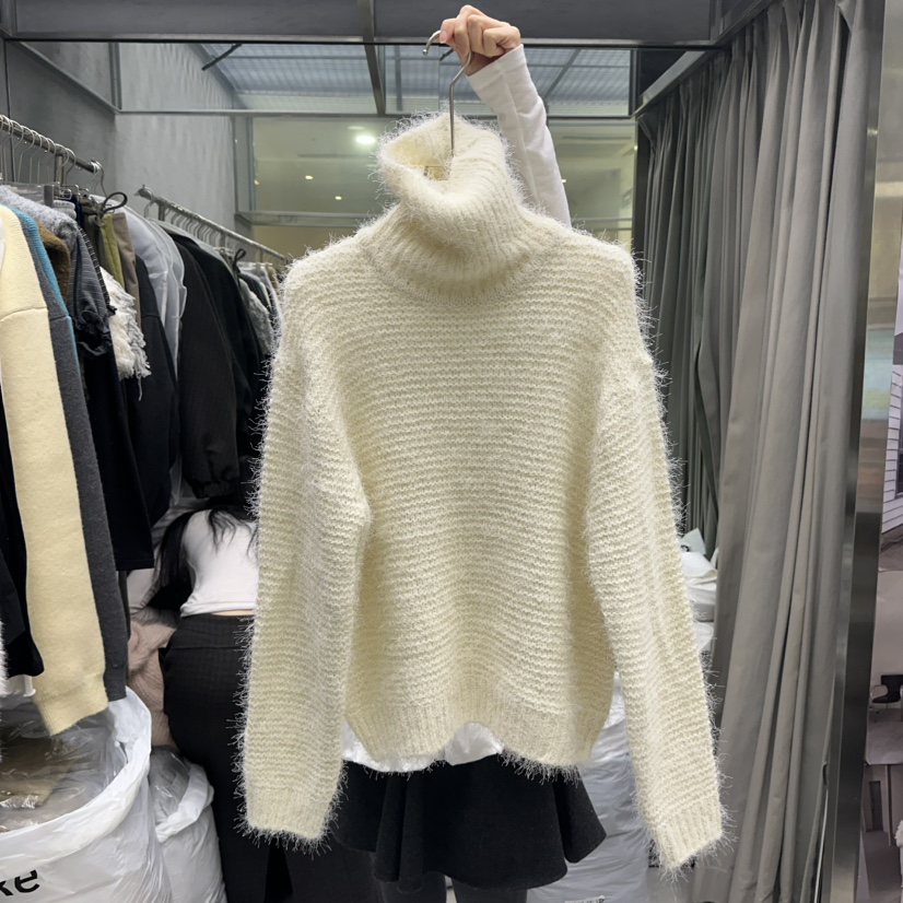 UOOV東大門㊣直郵女士新品休閑推薦時尚職業25秋冬熱賣毛衣UOOV毛衣圖色2