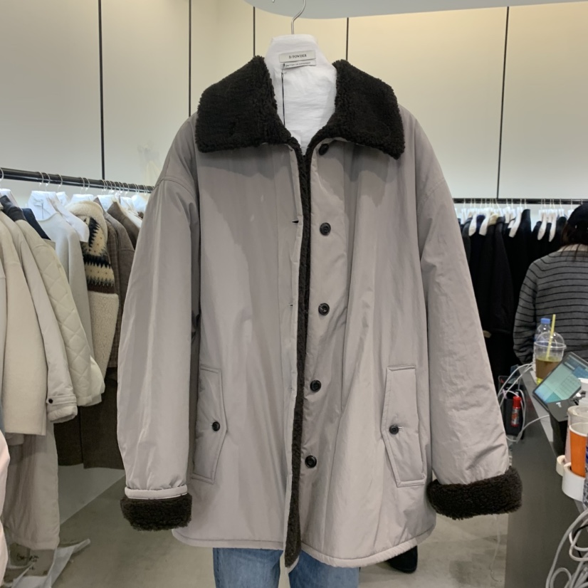 BAKING POWDER東大門㊣直郵女裝新品職業熱賣推薦夾克皮草BAKING POWDER夾克圖色1