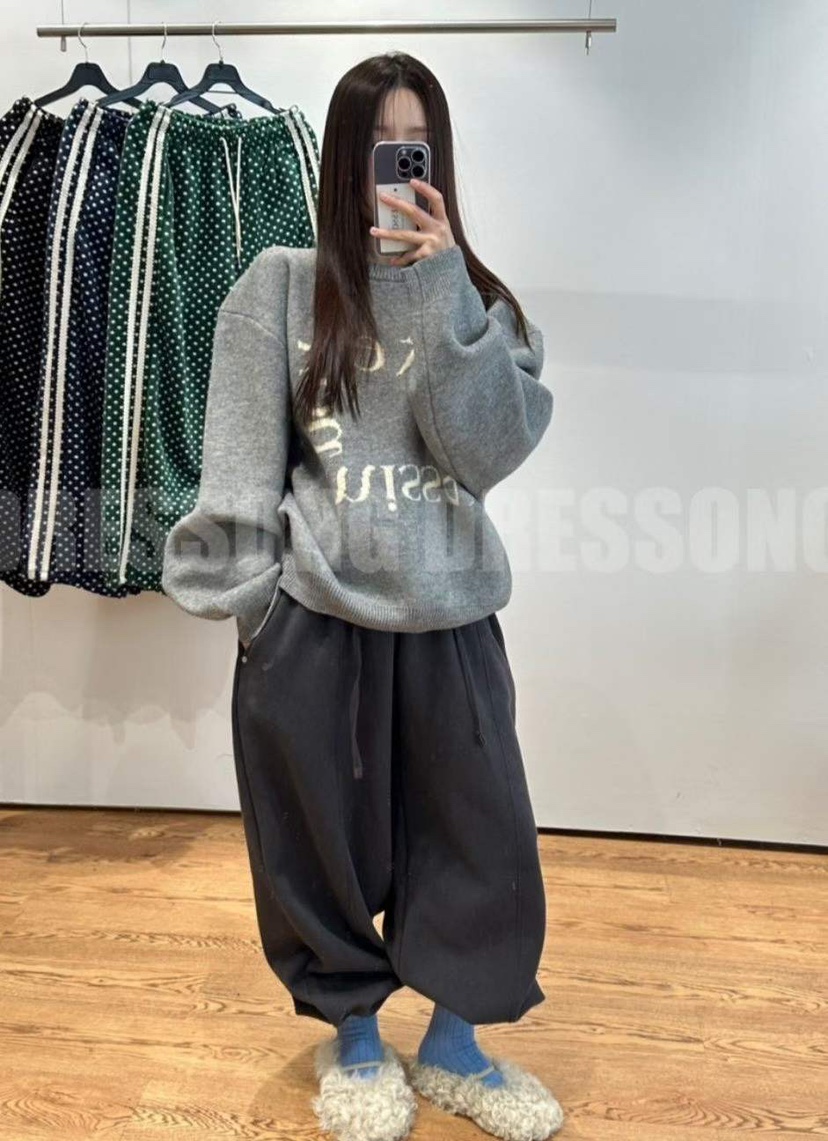 UOOV韓國代購㊣女裝新品25秋冬推薦熱賣人氣真品時尚針織衫UOOV針織衫