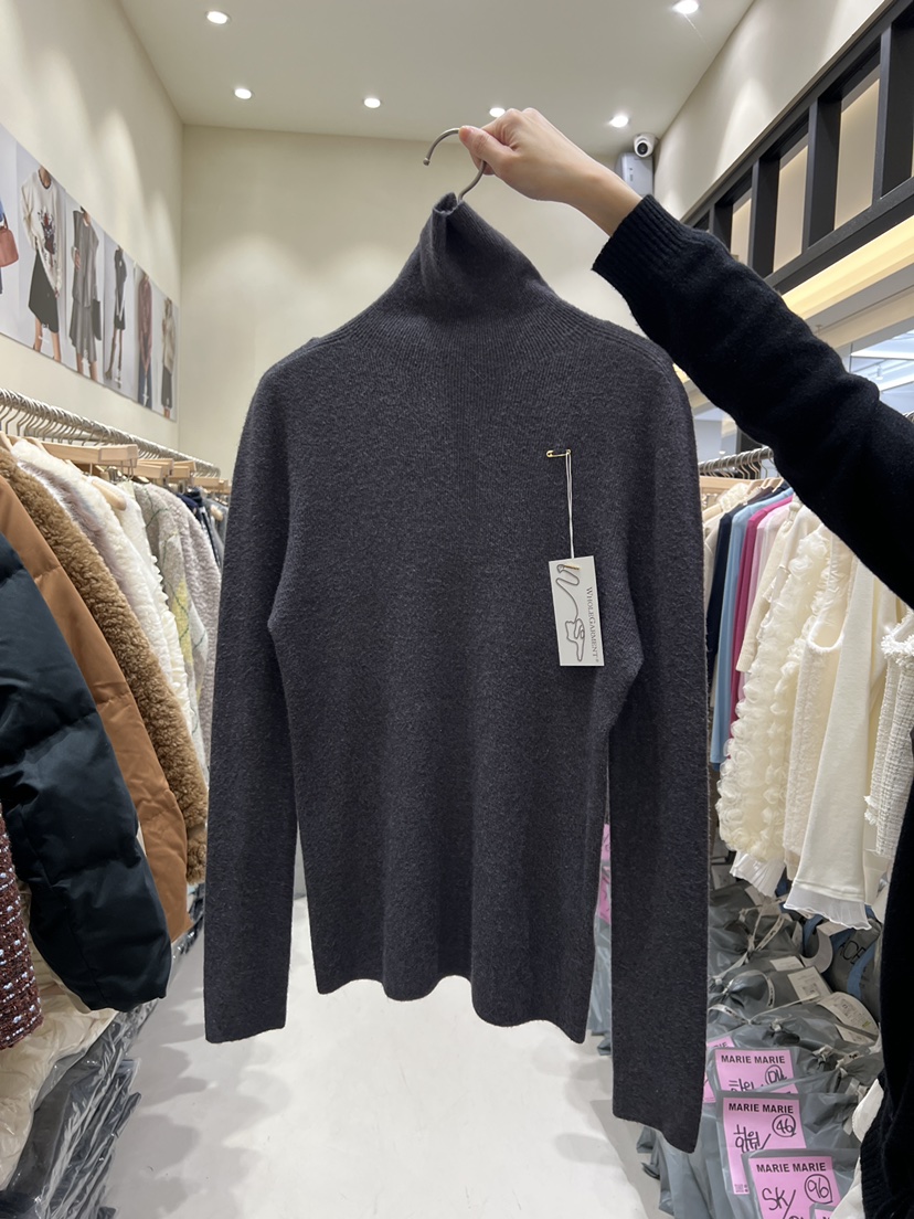 MARIE MARIE韓國直郵㊣女士新款真品推薦人氣時尚職業針織衫MARIE MARIE針織衫圖色6墨色