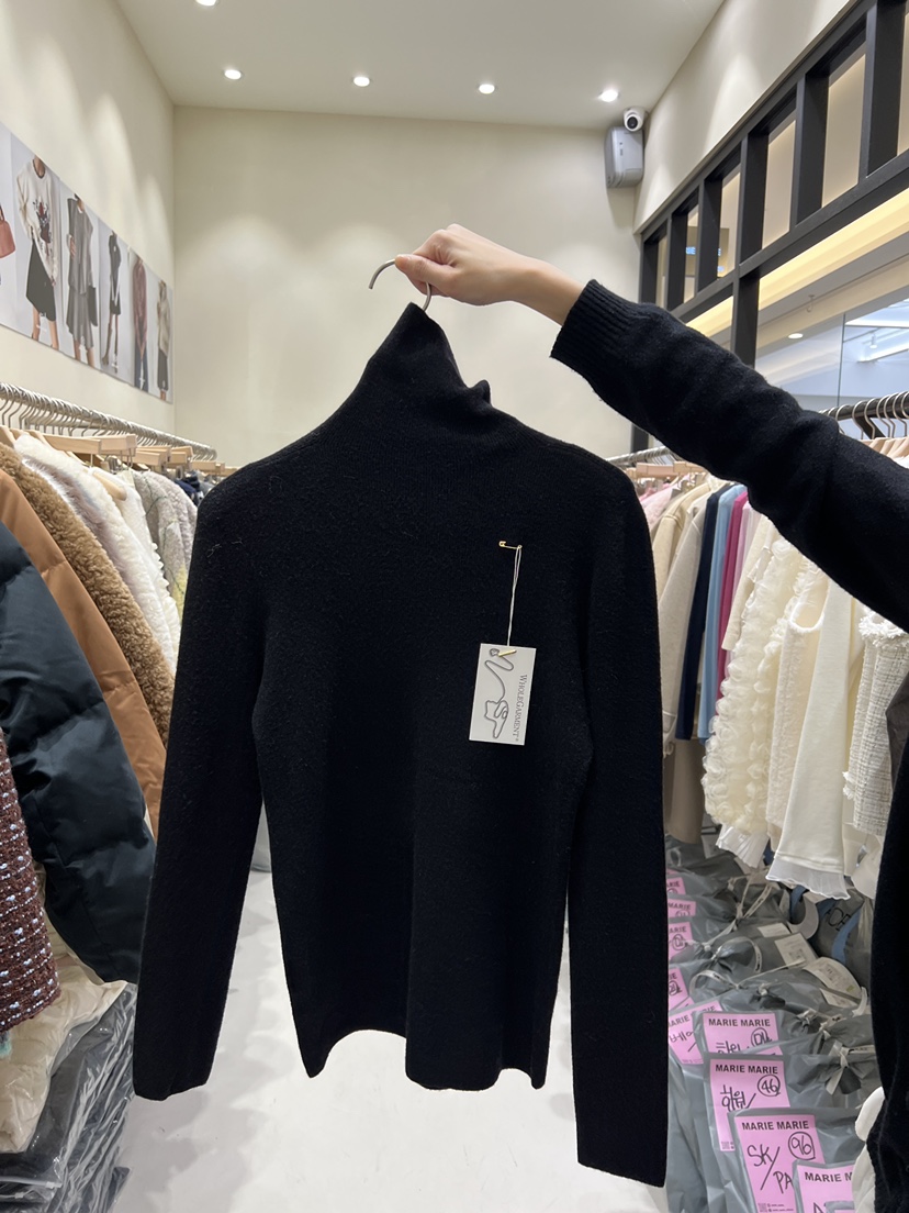 MARIE MARIE韓國直郵㊣女士新款真品推薦人氣時尚職業針織衫MARIE MARIE針織衫圖色8黑色