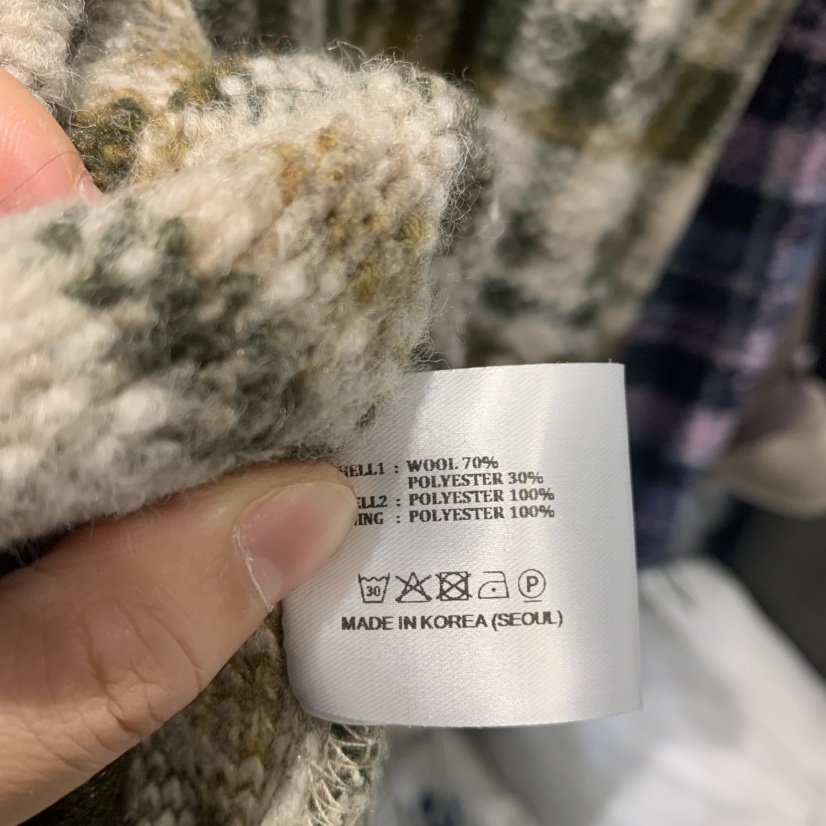 UNDERSON東大門㊣實拍女裝新款時尚25秋冬休閑人氣馬甲格子UNDERSON馬甲