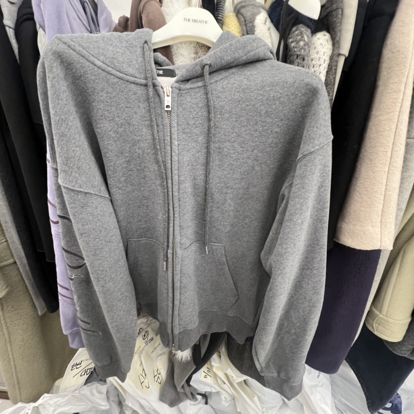 BREATHE韓國代購㊣女裝新款休閑人氣推薦熱賣時尚真品衛衣加絨BREATHE衛衣圖色3