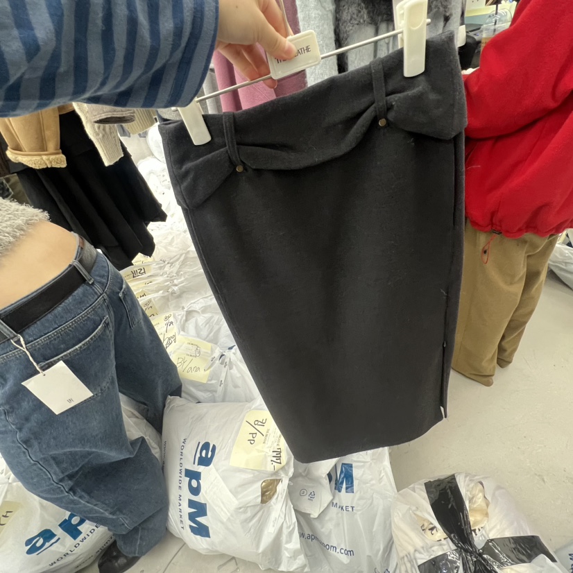 BREATHE東大門㊣代購女裝新品25秋冬熱賣時尚休閑半身裙中短裙BREATHE半身裙/中短裙圖色1