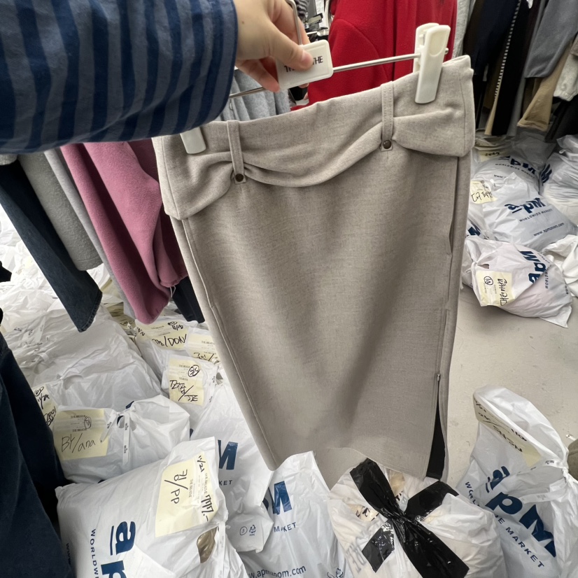 BREATHE東大門㊣代購女裝新品25秋冬熱賣時尚休閑半身裙中短裙BREATHE半身裙/中短裙圖色2