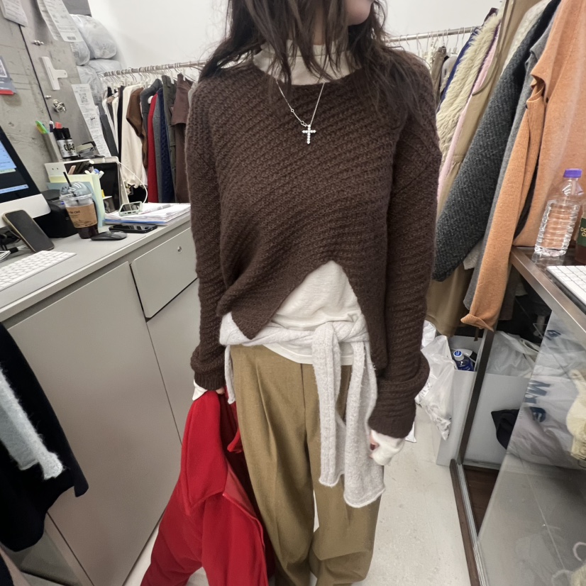 BREATHE東大門㊣實拍女裝新品時尚推薦職業真品休閑熱賣針織衫BREATHE針織衫圖色1