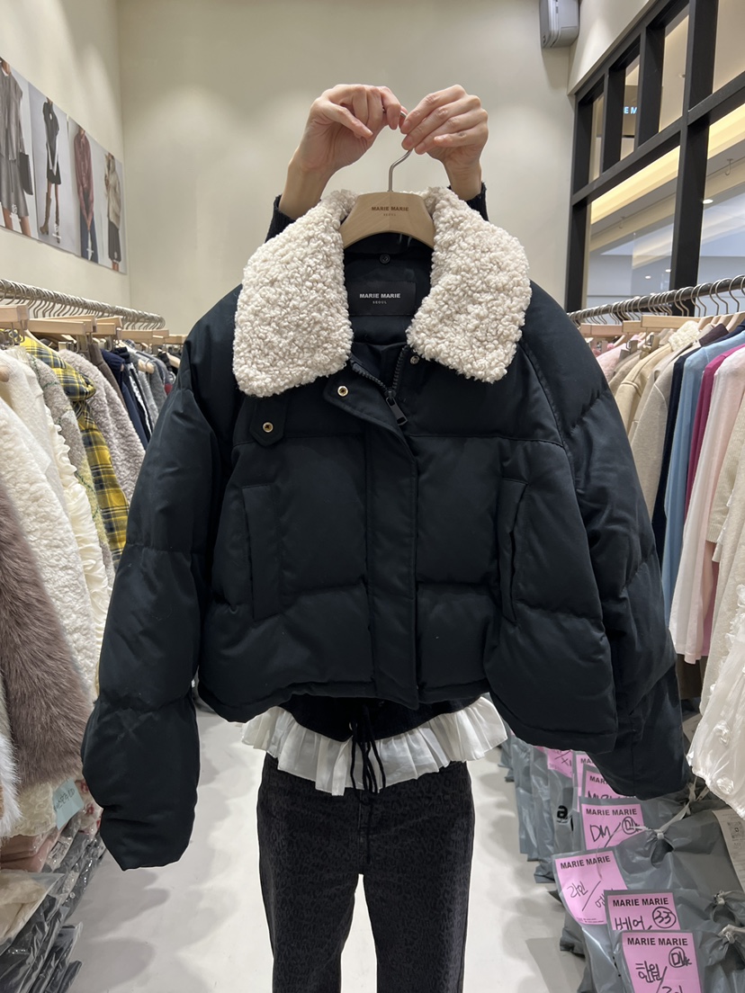 MARIE MARIE東大門㊣代購女士新款休閑熱賣短款羽絨服鴨絨MARIE MARIE短款羽絨服圖色3