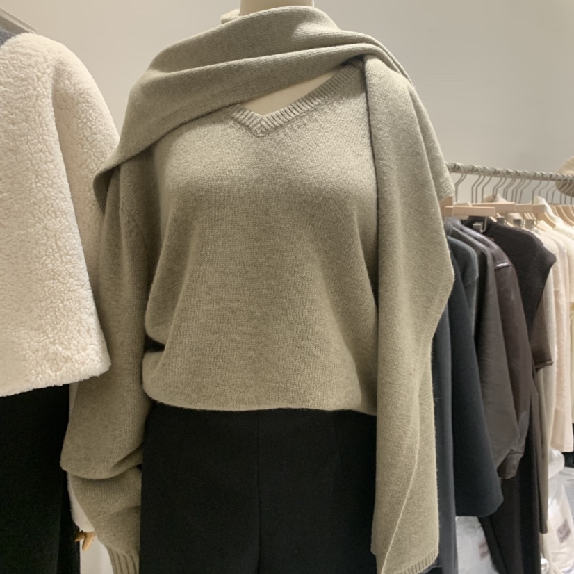 GLOW AND NYMPH東大門㊣直郵女士新品休閑職業套裝套裝圍巾GLOW AND NYMPH套裝圖色3