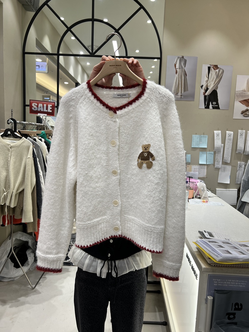 MARIE MARIE東大門㊣直郵女士新款25秋冬熱賣職業人氣針織衫MARIE MARIE針織衫圖色1