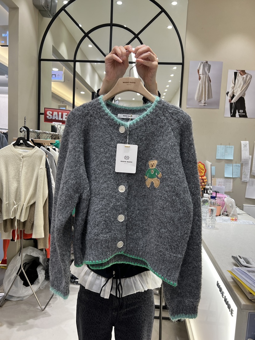 MARIE MARIE東大門㊣直郵女士新款25秋冬熱賣職業人氣針織衫MARIE MARIE針織衫圖色2
