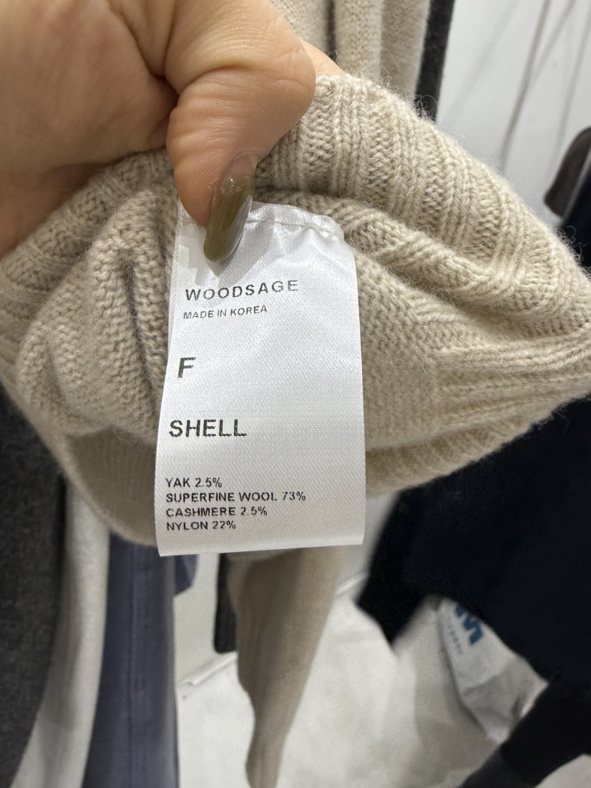 WOOD SAGE東大門㊣代購女士新款25秋冬職業推薦真品針織衫WOOD SAGE針織衫